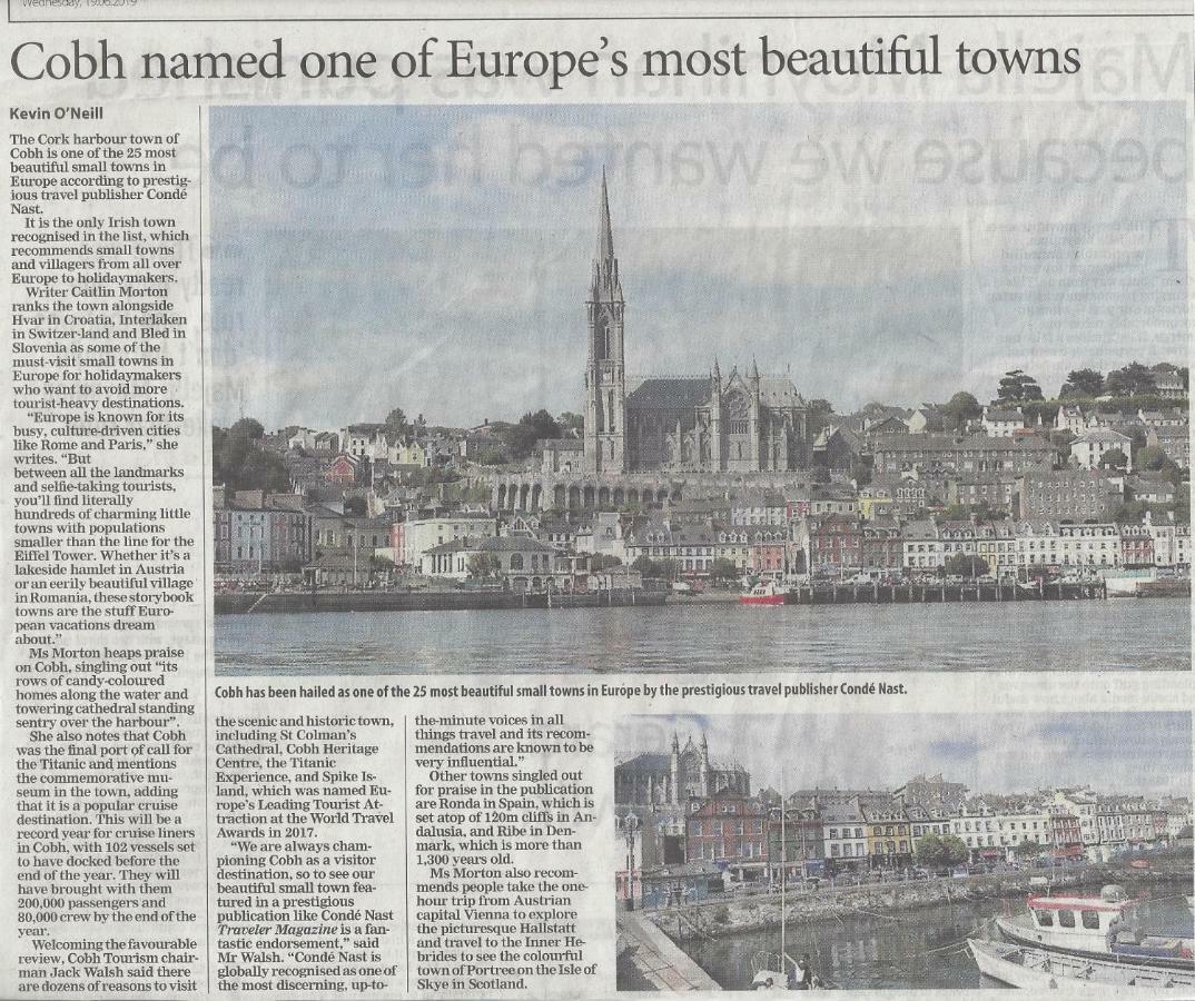 Townhouse In Centre Of Cobh Apartment Luaran gambar
